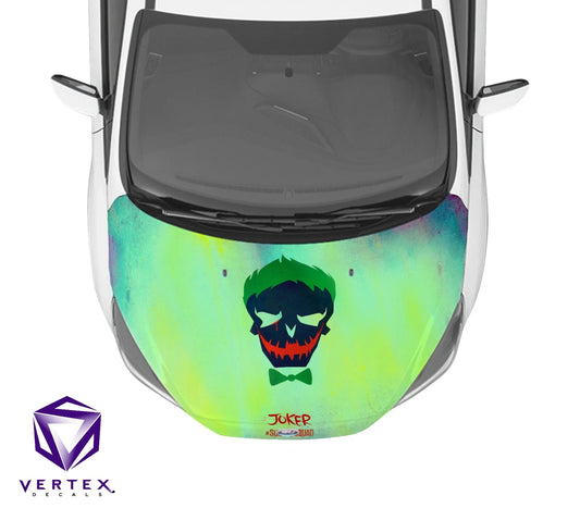 The Joker Comic Hood Wrap 65" X 50"