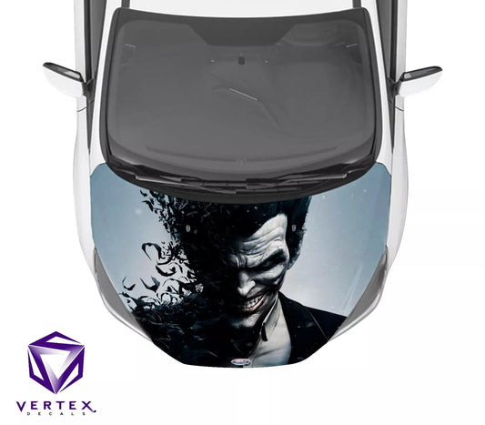 The Joker Comic Hood Wrap 65" X 50"