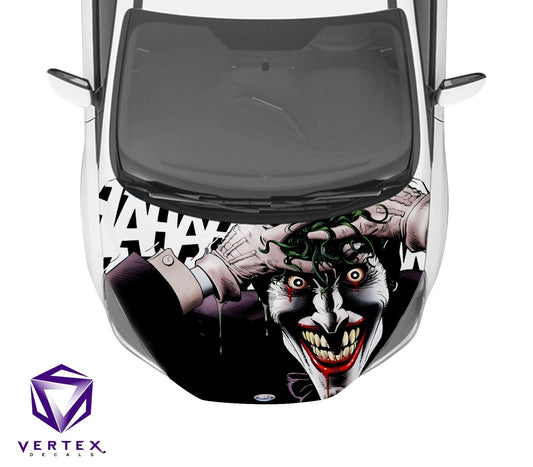 The Joker Comic Hood Wrap 65" X 50"