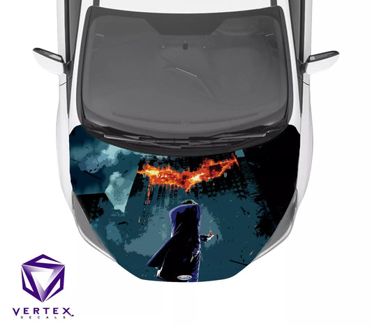 The Joker Comic Hood Wrap 65" X 50"