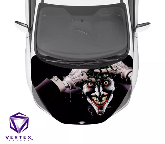 The Joker Comic Hood Wrap 65" X 50"
