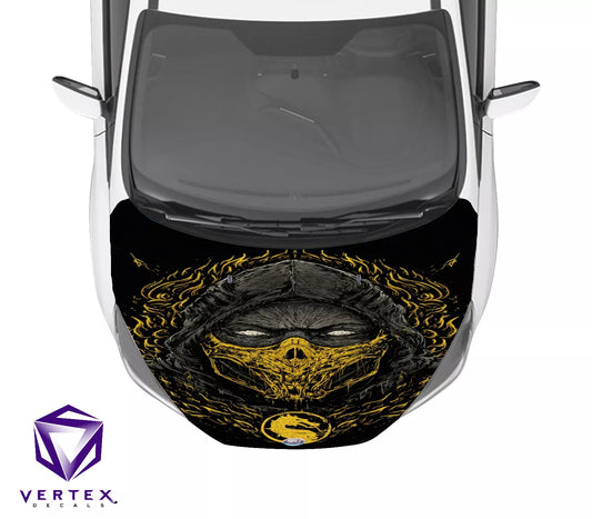 Scorpion Video Game Hood Wrap 65" X 50"