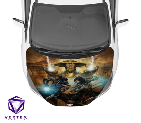 Mortal Kombat Video Game Hood Wrap 65" X 50"