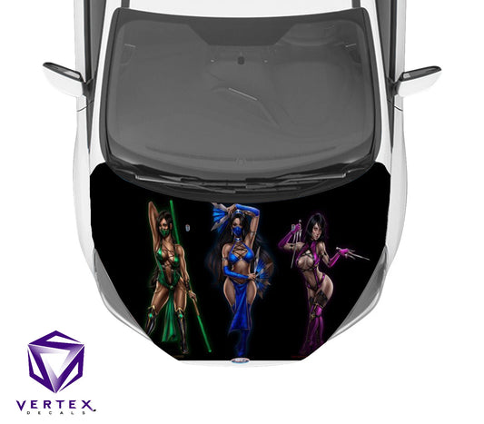 Mortal Kombat Video Game Hood Wrap 65" X 50"