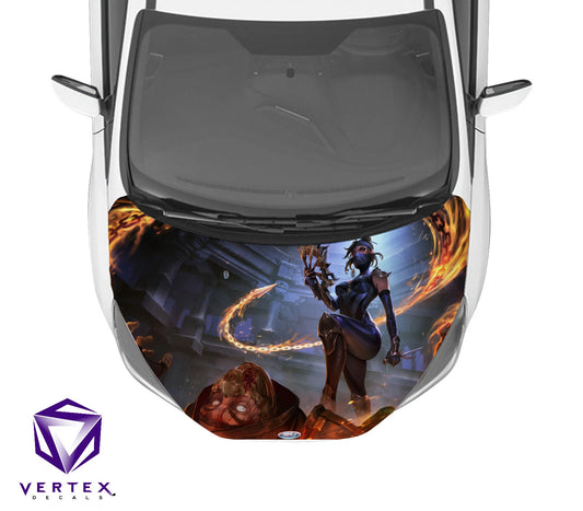 Kitana Video Game Hood Wrap 65" X 50"