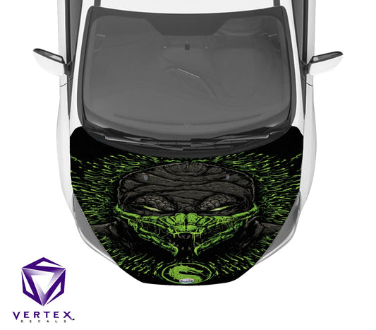 Reptile Video Game Hood Wrap 65" X 50"