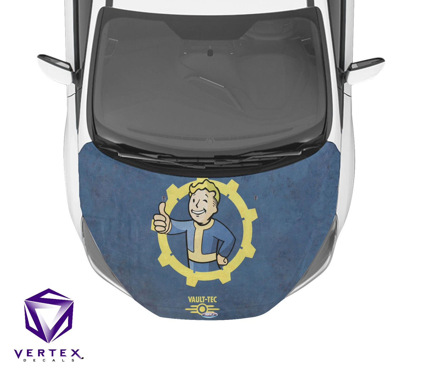 Fallout Vault Boy Video Game Hood Wrap 65" X 50"