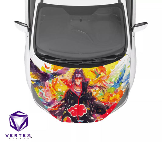 Itachi Uchiha Anime Hood Wrap 65" X 50"