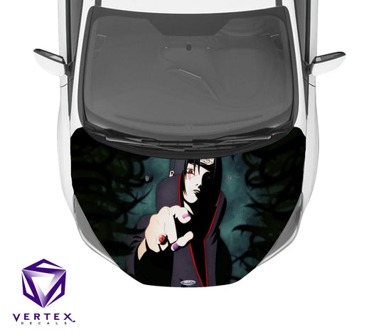 Itachi Uchiha Anime Hood Wrap 65" X 50"