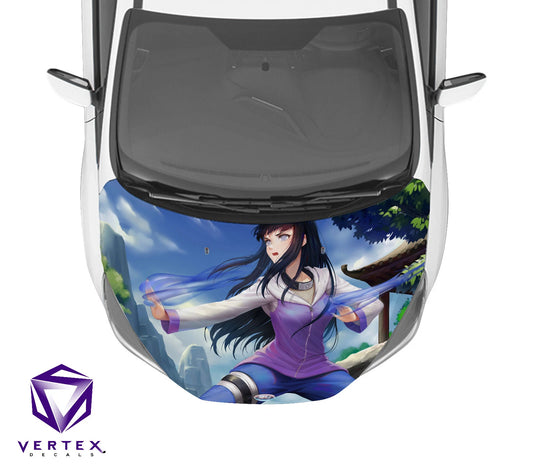 Hinata Anime Hood Wrap 65" X 50"