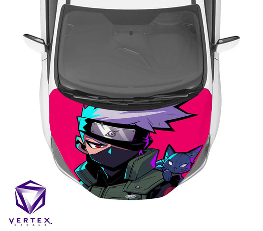 Kakashi Anime Hood Wrap 65" X 50"