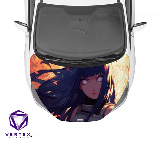 Hinata Anime Hood Wrap 65" X 50"