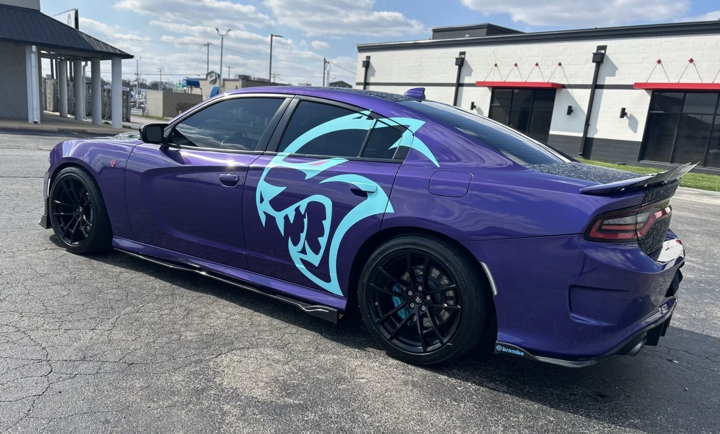 Dodge Challenger Hellcat Logo Vinyl Decal Kit