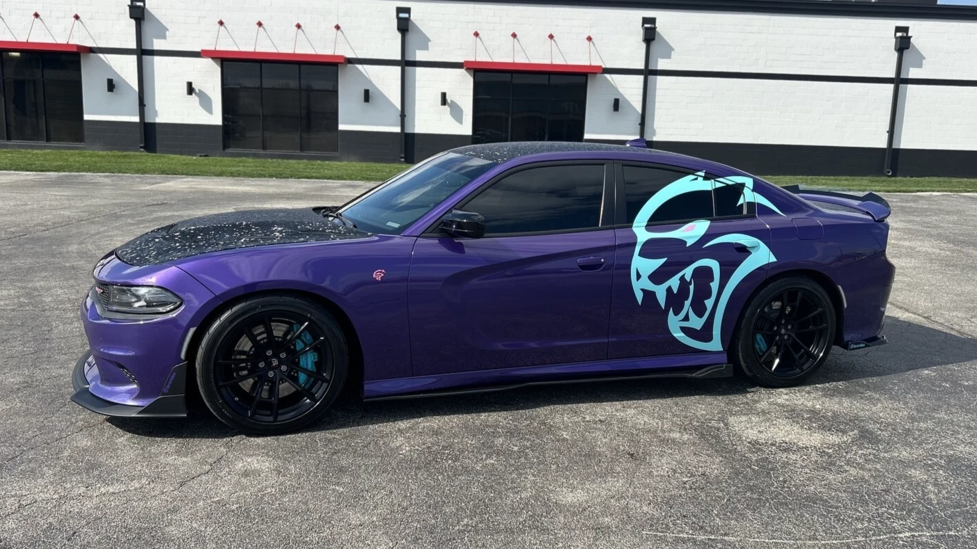 Dodge Challenger Hellcat Logo Vinyl Decal Kit