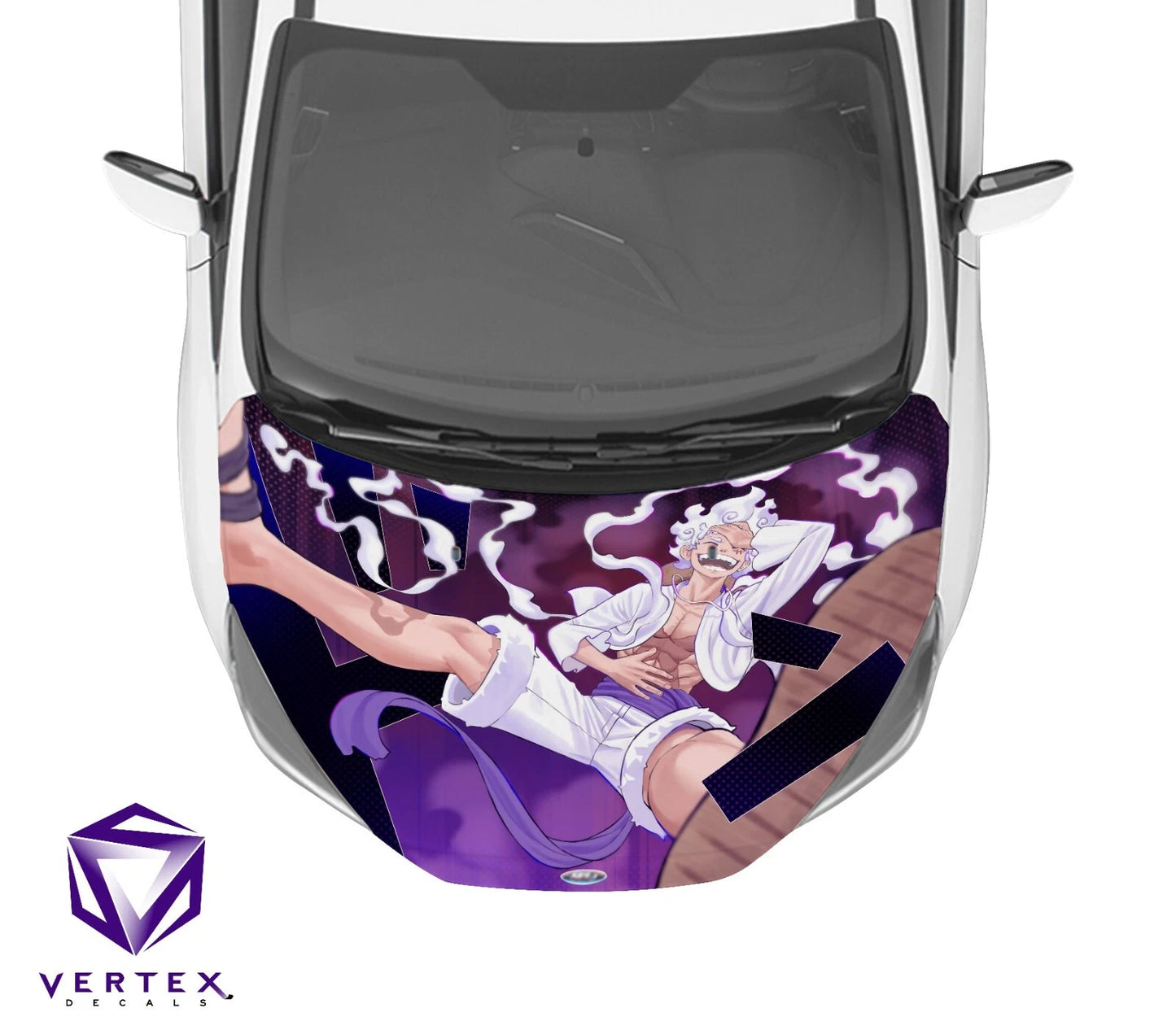 Luffy Gear 5 One Piece Anime Hood Wrap 65" X 50"