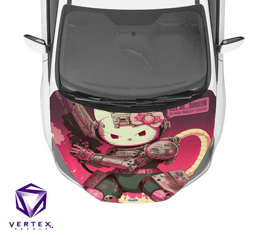 Hello Kitty Anime Hood Wrap 65" X 50"