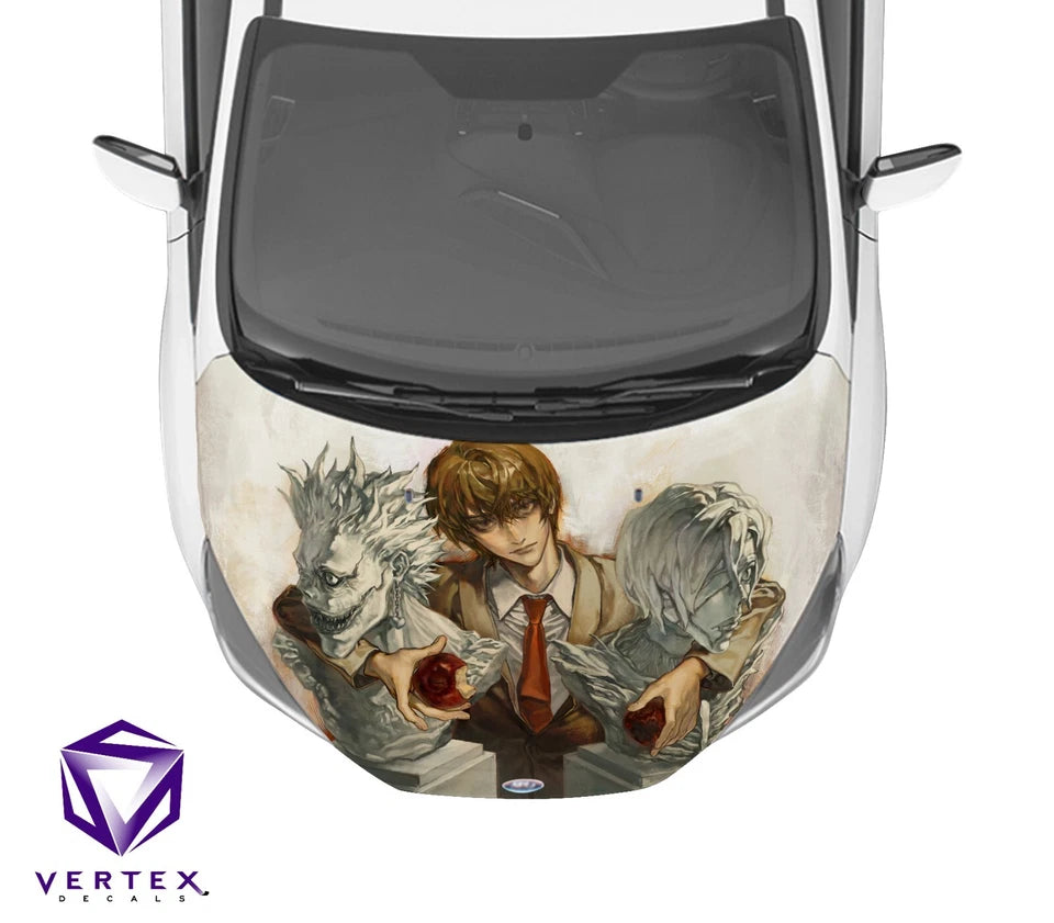 Light & Shinigamis Death Note Anime Hood Wrap 65" X 50"