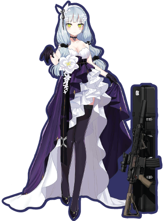 HK416 Starry Cocoon Outlined
