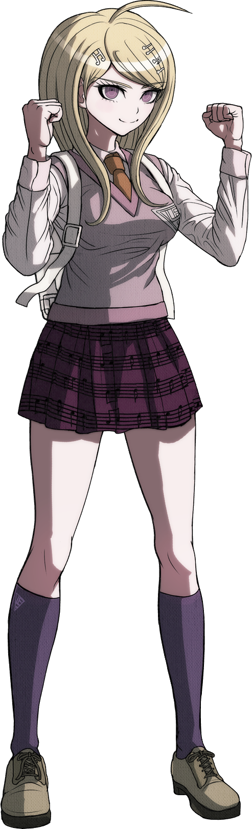 Kaede Akamatsu Full Body Sprite 4