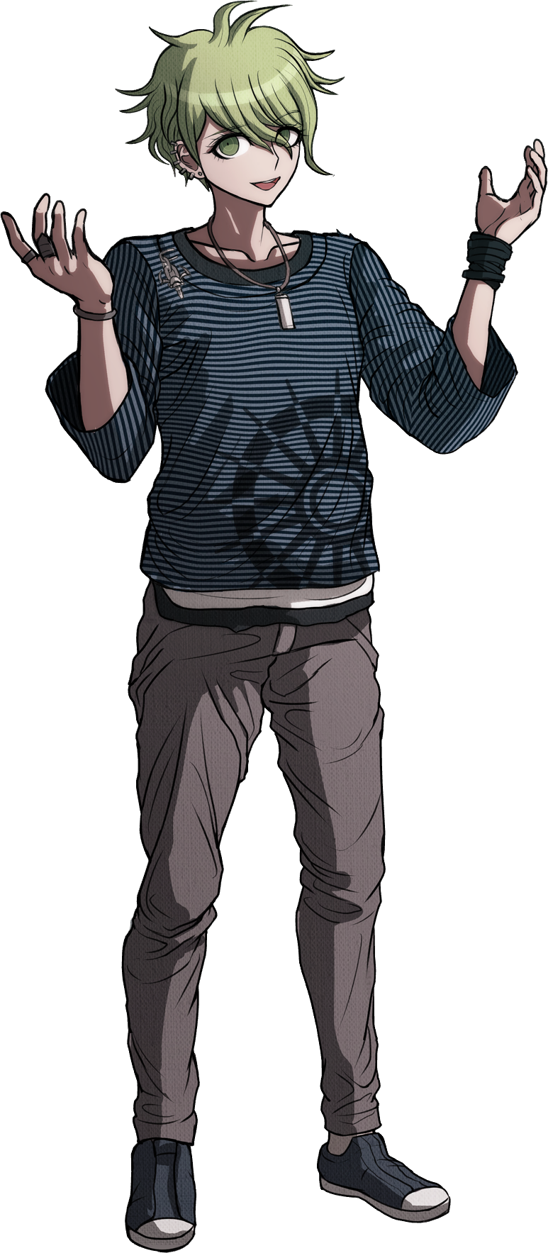 Rantaro Amami Full Body Sprite 3