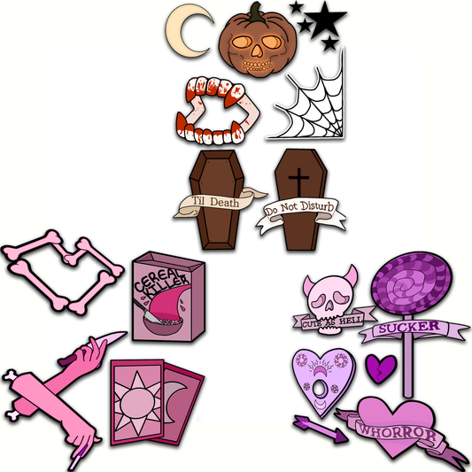 Halloween Decal Packs