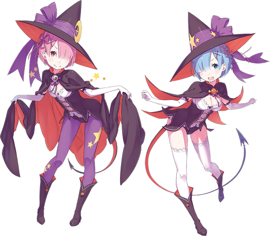 Halloween Rem and Ram
