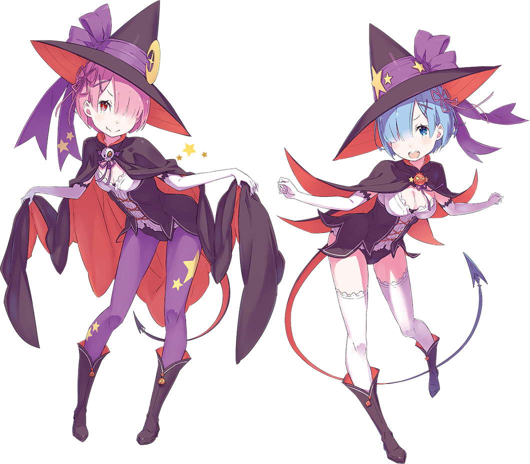Halloween Rem and Ram