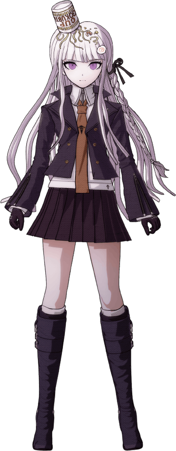 Kyoko Kirigiri Full Body Sprite w/ Ramen
