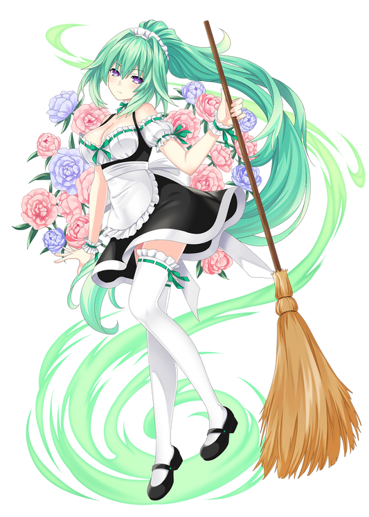 Maid Green Heart