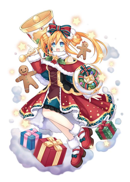 Christmas Orange Heart