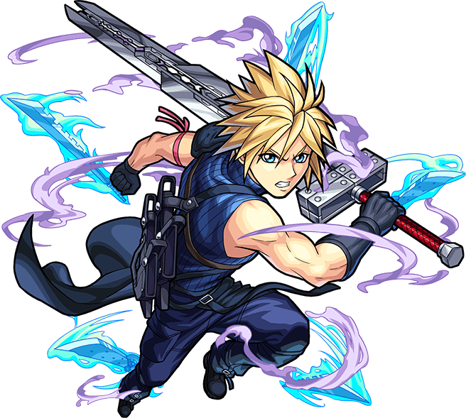 Cloud Strife Monster Strike v2
