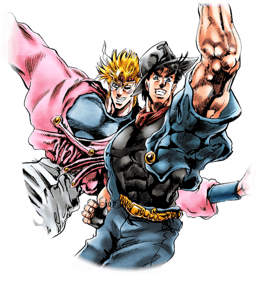 Joseph Joestar and Caesar A. Zeppeli