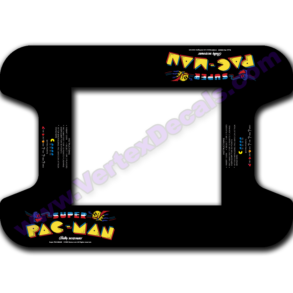 Super PAC-MAN Cocktail Glass Underlay